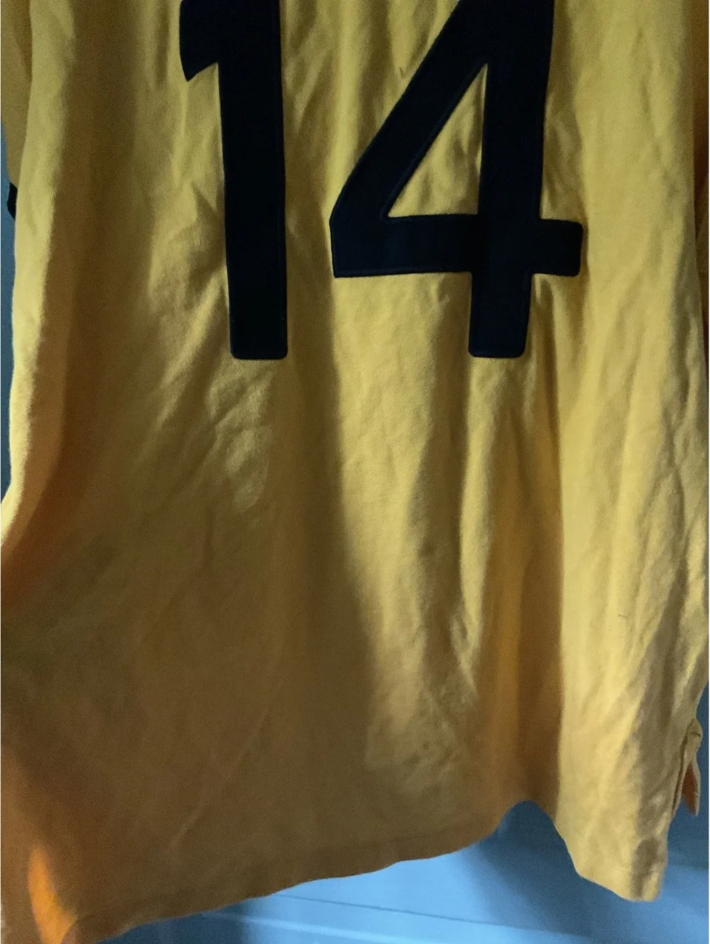 Polo Ralph Lauren Brazil Yellow Polo Shirt Custom Fit XL